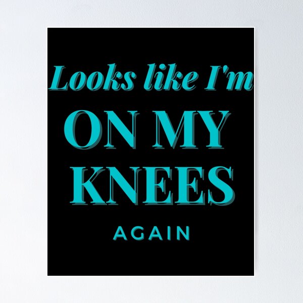 On my knees -  Rufus du Sol   Poster RB1512 product Offical rufusdusol Merch