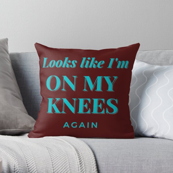 On my knees -  Rufus du Sol   Throw Pillow RB1512 product Offical rufusdusol Merch
